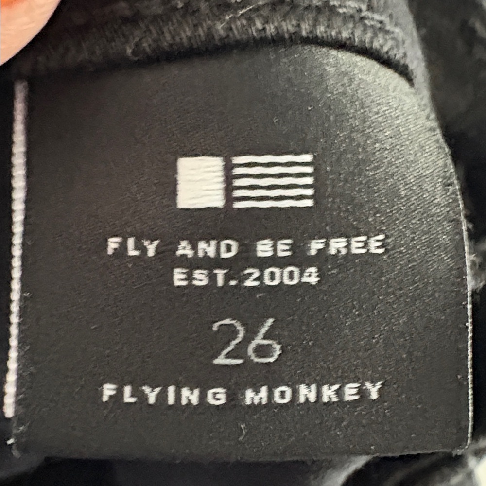 Flying Monkey Black Button-Fly Denim - image 4